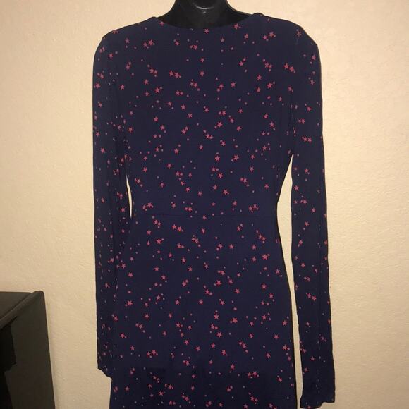 Long Tall Sally Navy Red Star The Easy Tunic NWT Size XS - Picture 5 of 6